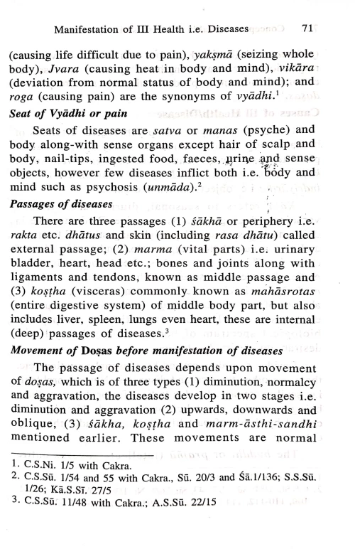Concepts of Health and Disease in Ayurveda